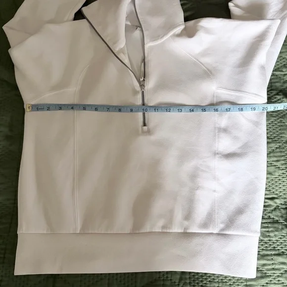 Spanx Air Essentials Half Zip Sweatshirt Small - Picture 6 of 7